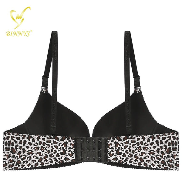 Binnys Leopard Print T-Shirt Bra – Stylish, Comfortable & Everyday Support