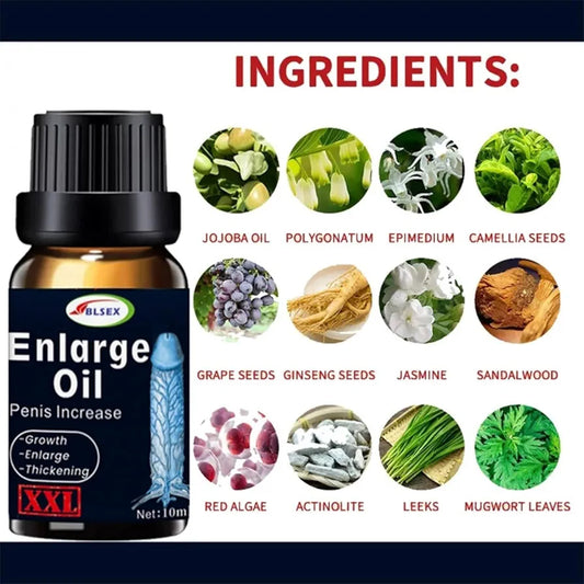 Massage Oil Enlargement, Enlarge BLSEX for Men 50ml
