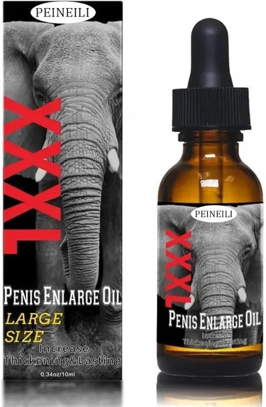 Men’s XXL Growth & Performance Massage Oil – Size & Strength Booster