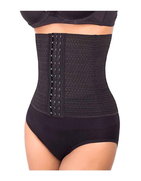 Women’s Black Fitness Waist Belt – Slimming & Workout Support