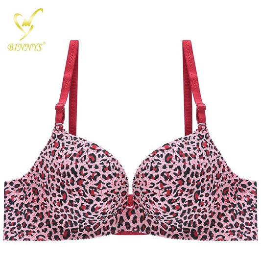 Binnys Leopard Print T-Shirt Bra – Stylish, Comfortable & Everyday Support