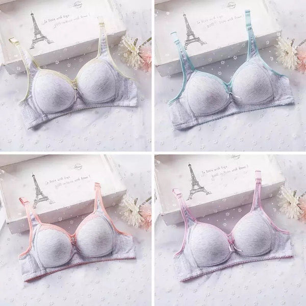 Soft Cotton Padded Bra – Comfortable Everyday Wear with Adjustable Straps