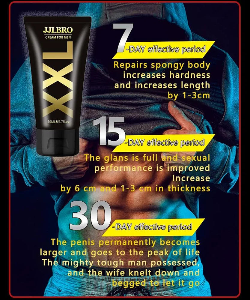 Men’s Enhancement Cream – Revitalize, Boost Size & Performance (XXL)
